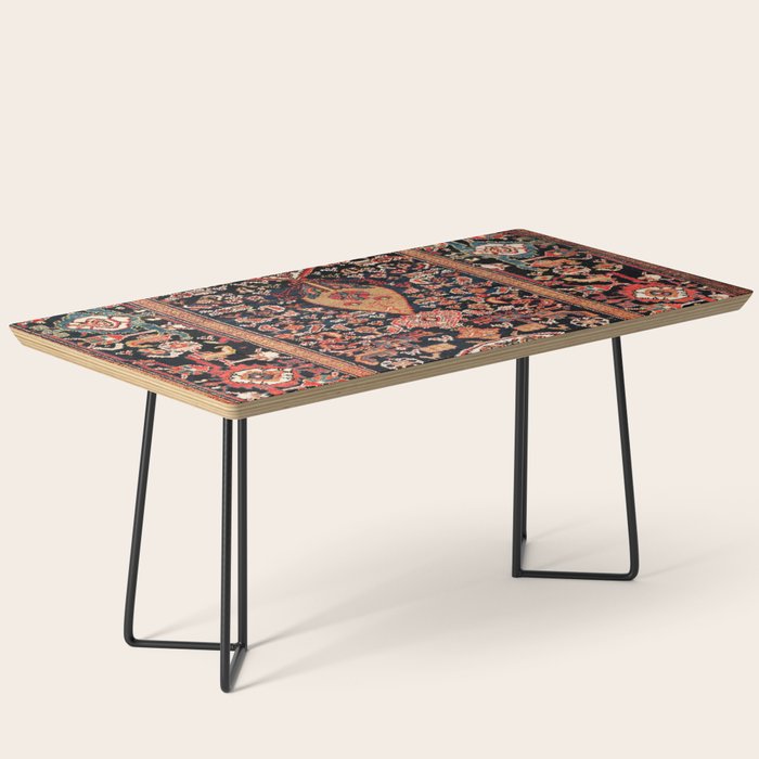 Malayer Hamadan West Persian Rug Coffee Table Gallery Image 1