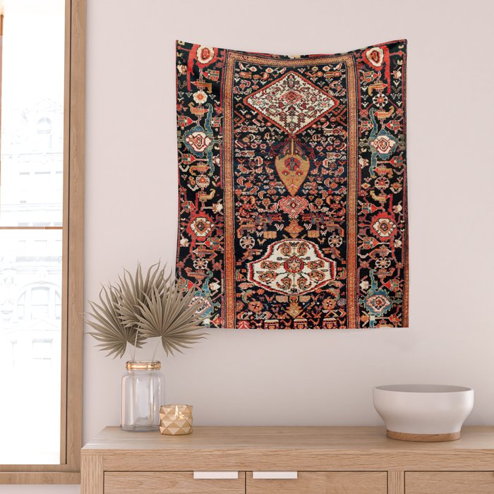 Malayer Hamadan West Persian Rug Wall Tapestry Gallery Image 2