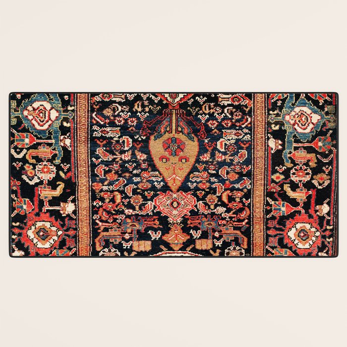 Malayer Hamadan West Persian Rug Desk Mat Gallery Image 3