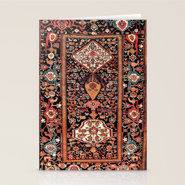 Malayer Hamadan West Persian Rug Stationery Card Gallery Image 2