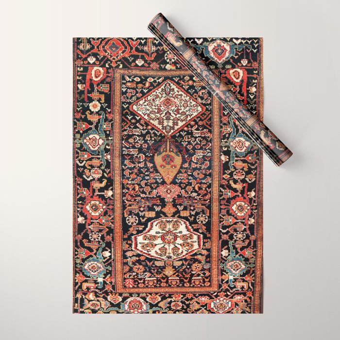 Malayer Hamadan West Persian Rug Wrapping Paper Gallery Image 1