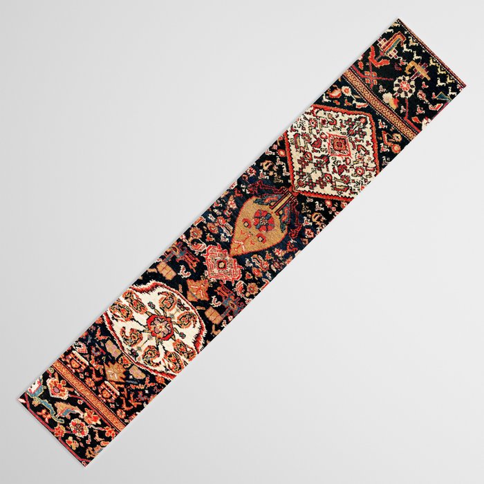 Malayer Hamadan West Persian Rug Table Runner Gallery Image 3