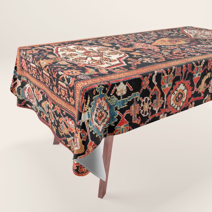 Malayer Hamadan West Persian Rug Tablecloth Gallery Image 1