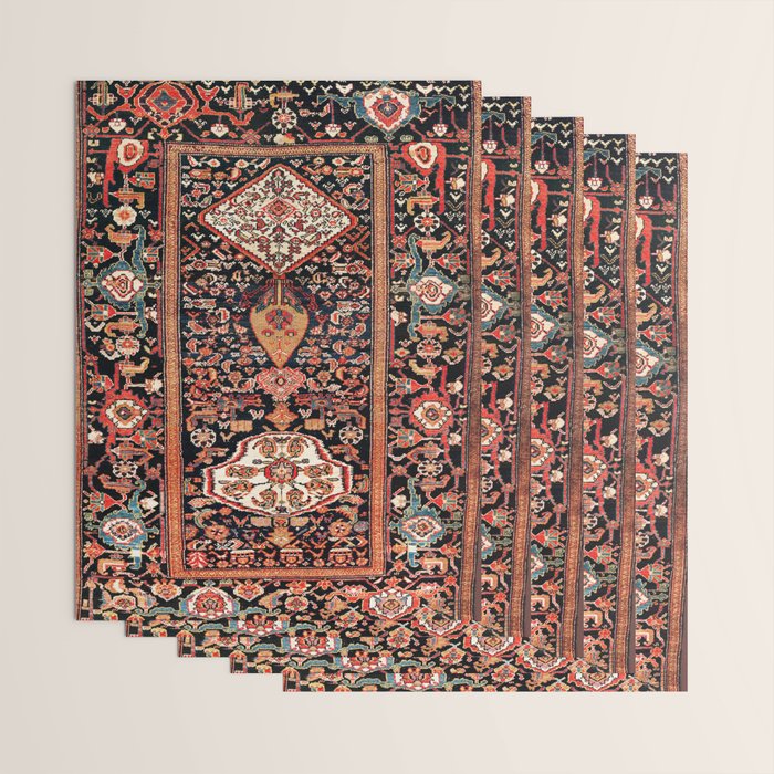 Malayer Hamadan West Persian Rug Wrapping Paper Gallery Image 3