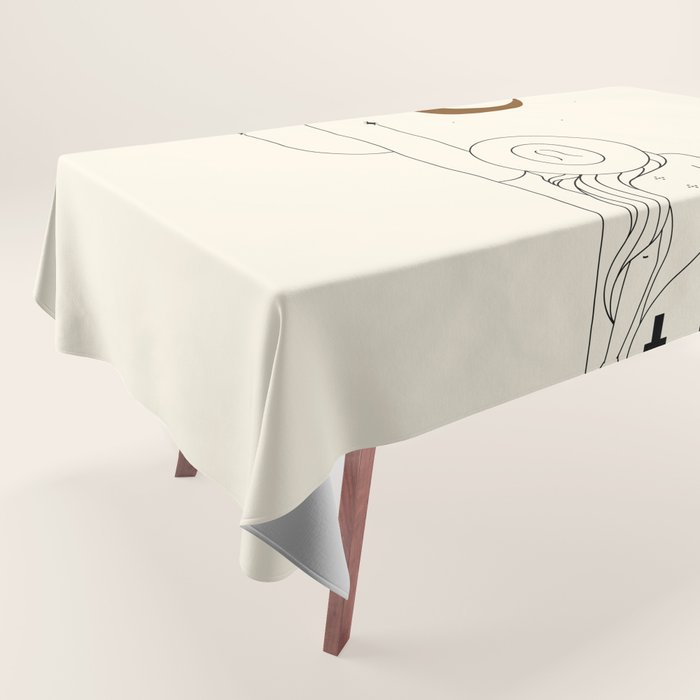 Talking to the Moon - Rustic Tablecloth Gallery Image 1