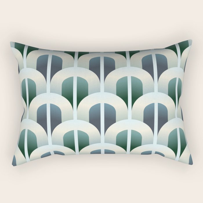 Blue gate Rectangular Pillow Gallery Image 2