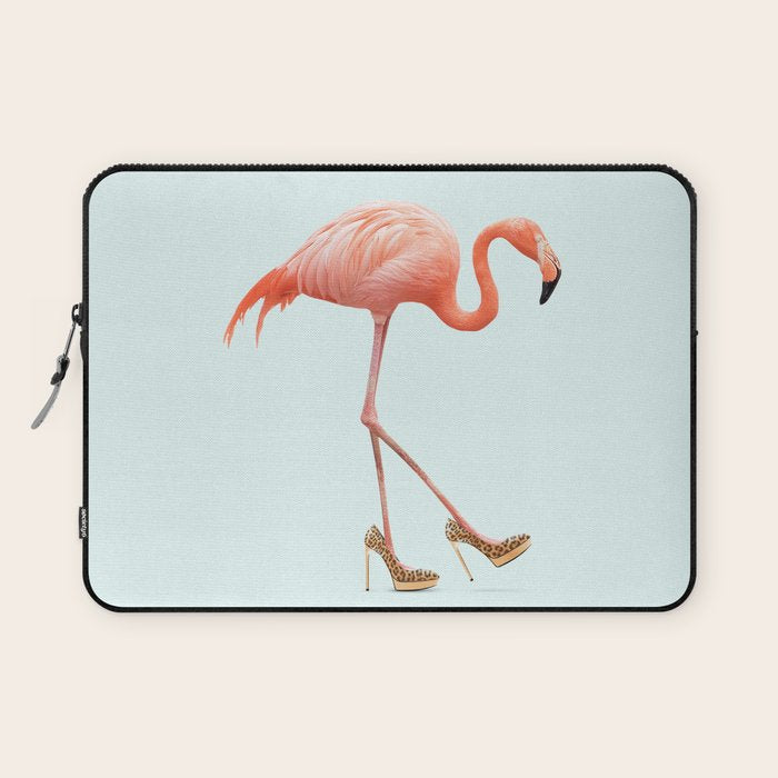 FANCY FLAMINGO Laptop Sleeve Gallery Image 1