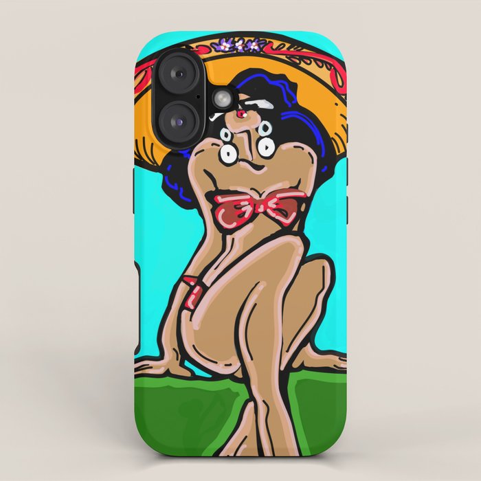 Summer Time Sombrero iPhone Case Gallery Image 1