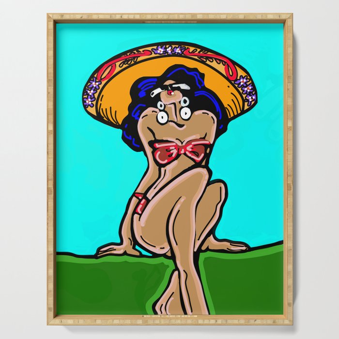 Summer Time Sombrero Serving Tray Gallery Image 1