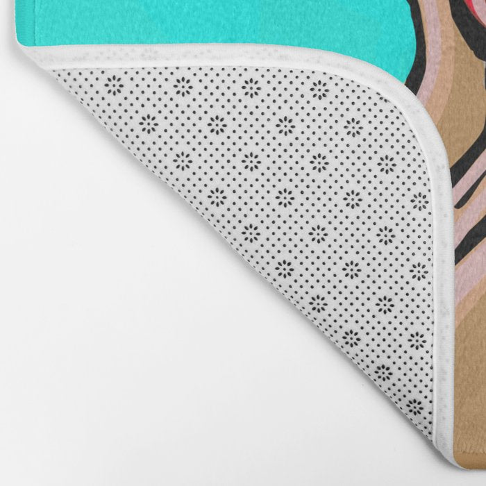 Summer Time Sombrero Bath Mat Gallery Image 2