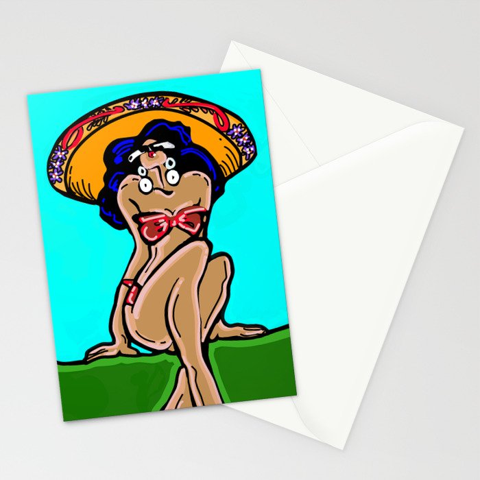 Summer Time Sombrero Stationery Card Gallery Image 2