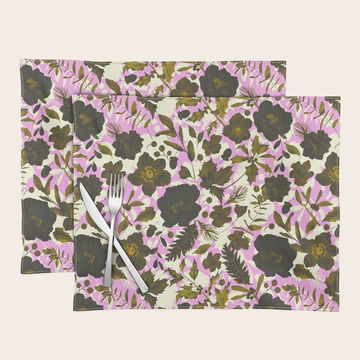 Illuminated garden silhouette Placemat Gallery Image 1