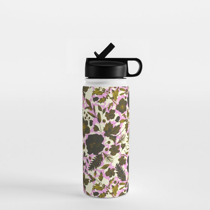 Illuminated garden silhouette Water Bottle Gallery Image 1