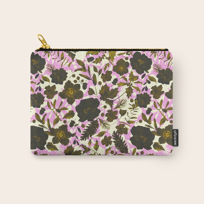 Illuminated garden silhouette Carry All Pouch Gallery Image 1