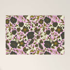 Illuminated garden silhouette Welcome Mat Gallery Image 1