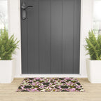Illuminated garden silhouette Welcome Mat Gallery Image 3