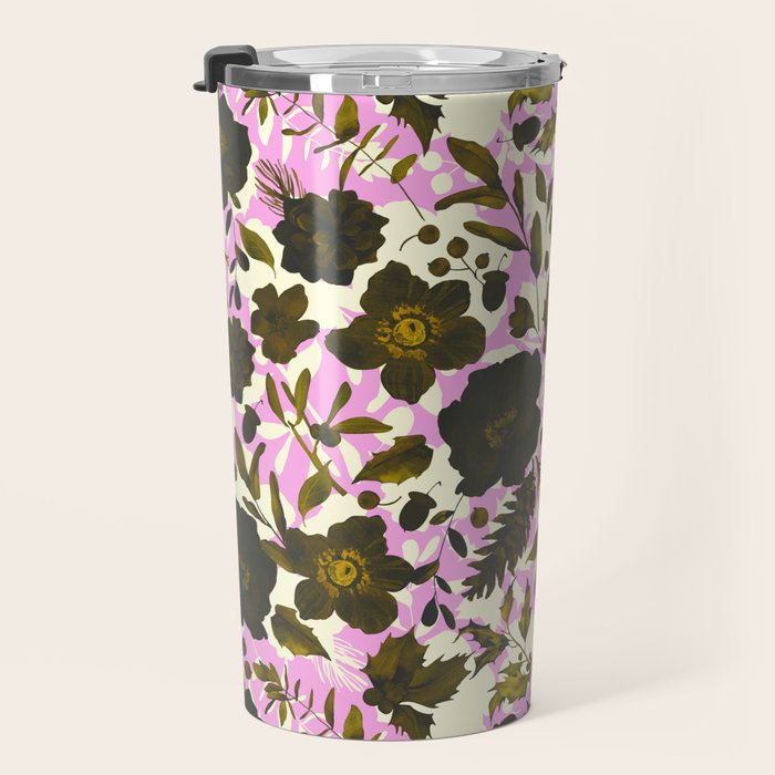 Illuminated garden silhouette Travel Mug Gallery Image 3