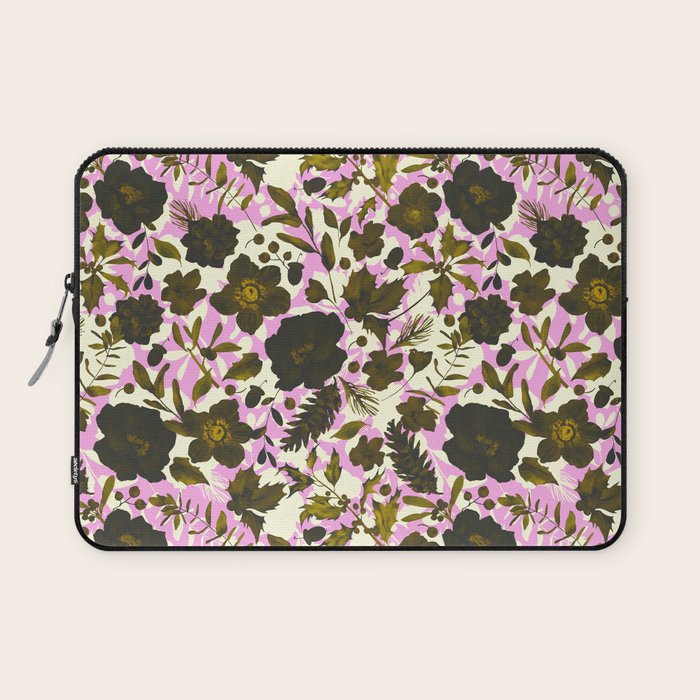 Illuminated garden silhouette Laptop Sleeve Gallery Image 1