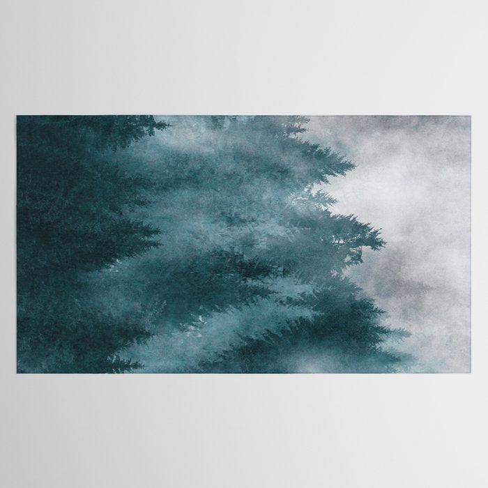 Foggy Forest 4 Tablecloth Gallery Image 2