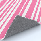 Classic Stripes XXXIII - 90s Barbie Pink Rug Gallery Image 4