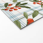 Festive Berries on Tartan Welcome Mat Gallery Image 2