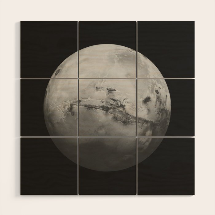Solar System _ 04 Mars Wood Wall Art Gallery Image 1