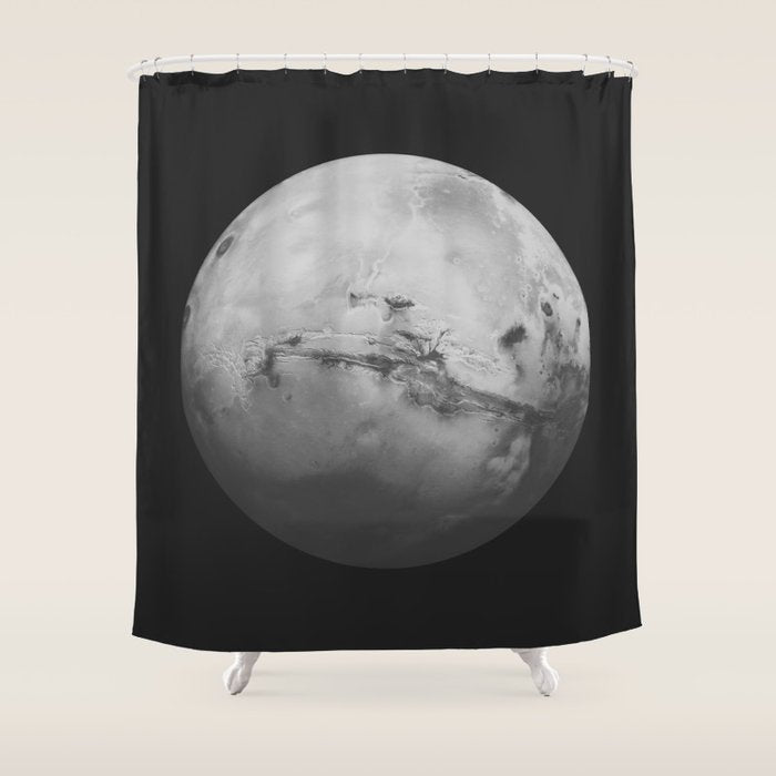 Solar System _ 04 Mars Shower Curtain Gallery Image 1