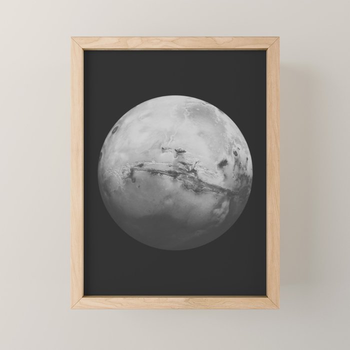 Solar System _ 04 Mars Mini Art Print Gallery Image 1