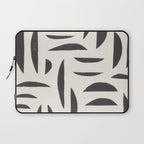 Linocut Abstract #4 Laptop Sleeve Gallery Image 1