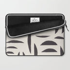 Linocut Abstract #4 Laptop Sleeve Gallery Image 2