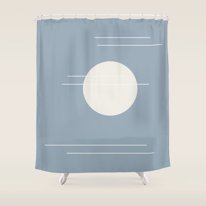 Minimal Sky Abstract XVI Shower Curtain Gallery Image 1