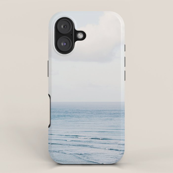 Pale Blue Sea - Ocean, Nature Photography iPhone Case Gallery Image 1