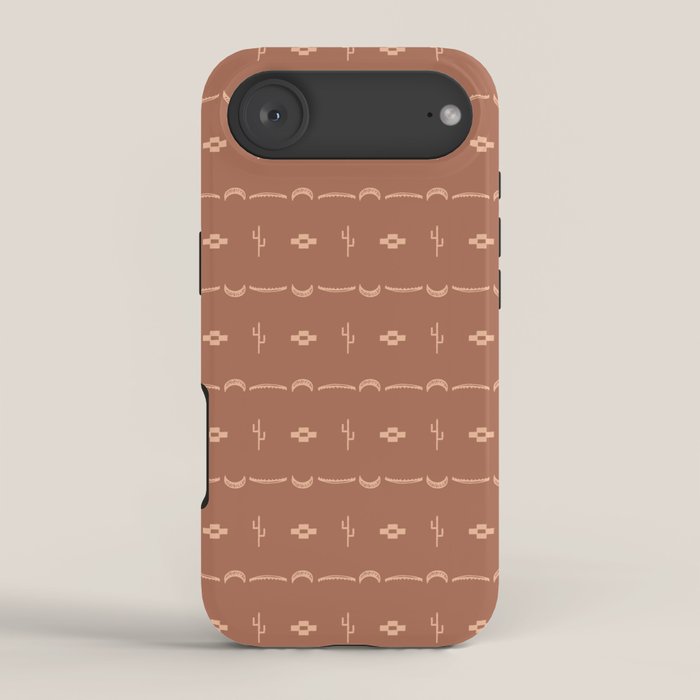 Adobe Cactus Pattern iPhone Case Gallery Image 2