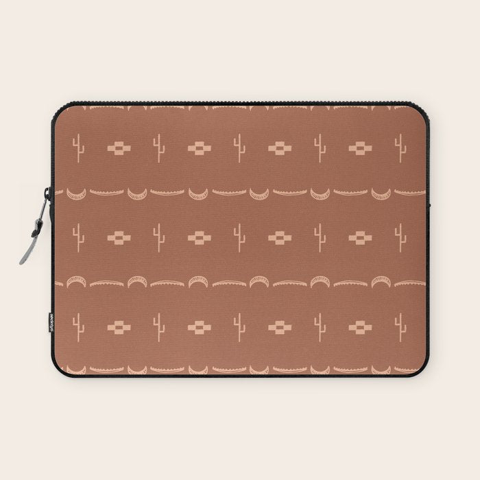 Adobe Cactus Pattern Laptop Sleeve Gallery Image 1