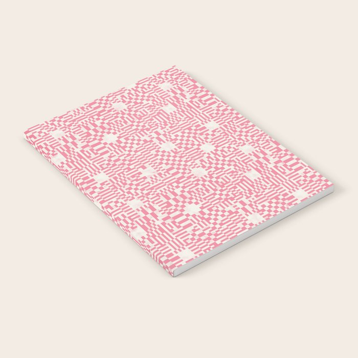 Checkered Pink Matrix Notebook Gallery Image 2