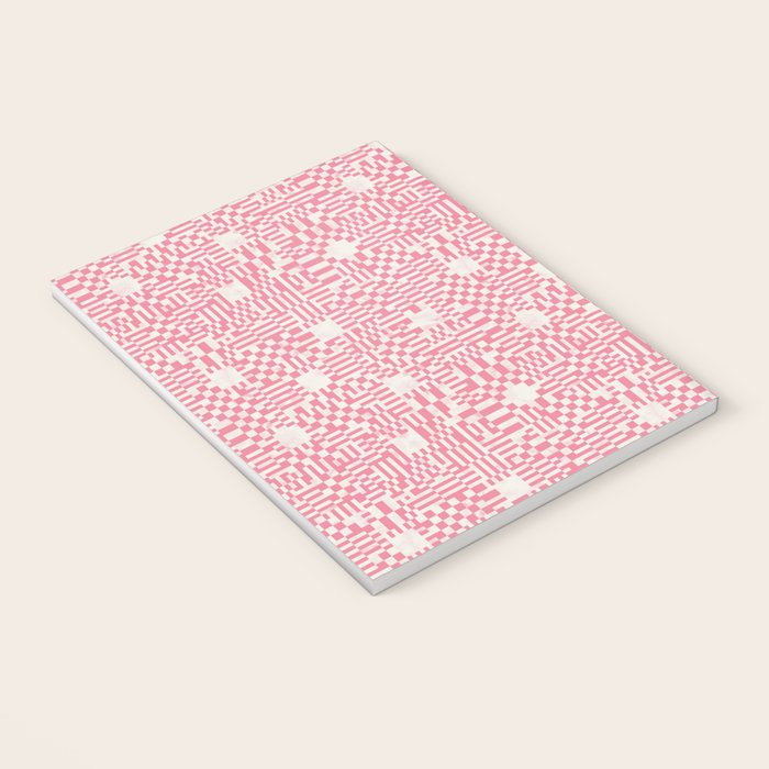 Checkered Pink Matrix Notebook Gallery Image 3