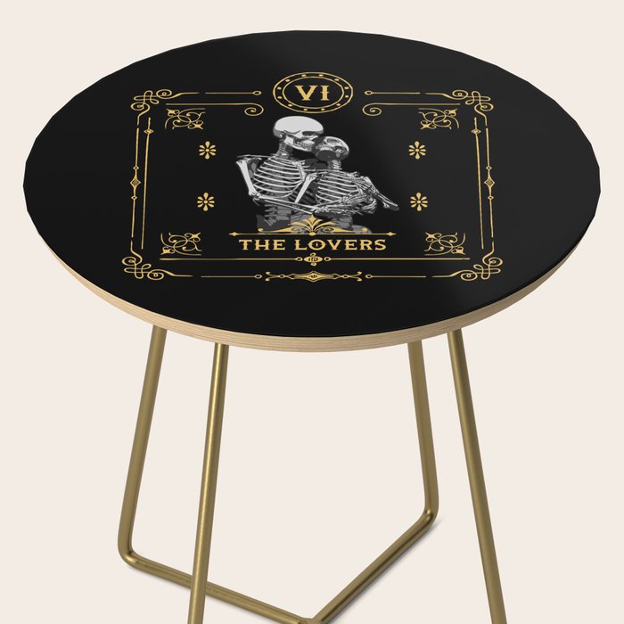 The Lovers VI Tarot Card Side Table Gallery Image 2