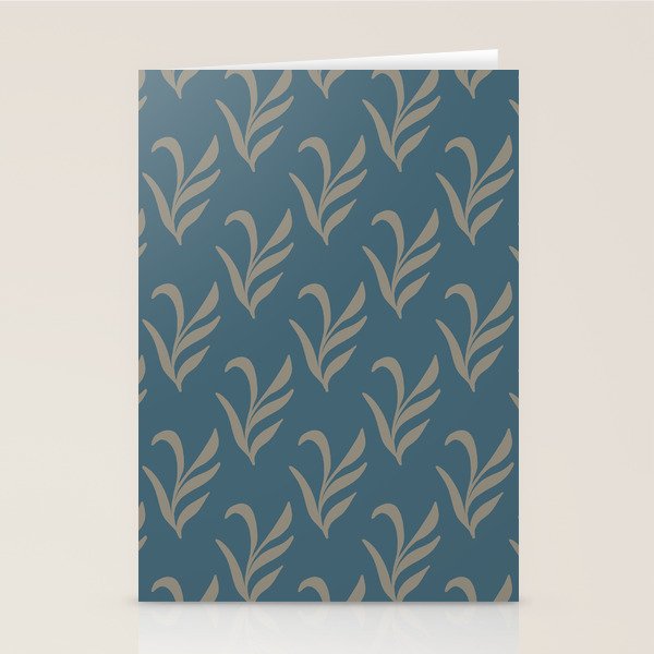 Elegant Leafy Branches Stationery Card Gallery Image 1