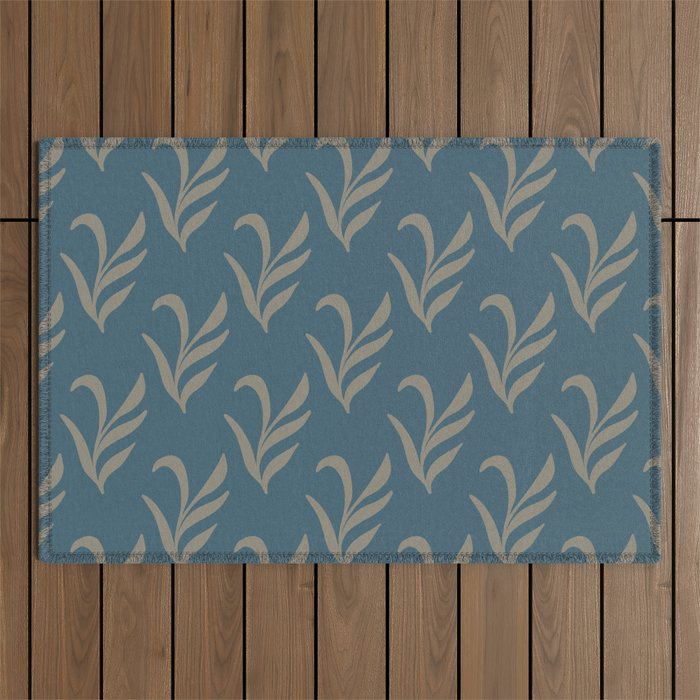 Elegant Leafy Branches Outdoor Rug Gallery Image 1