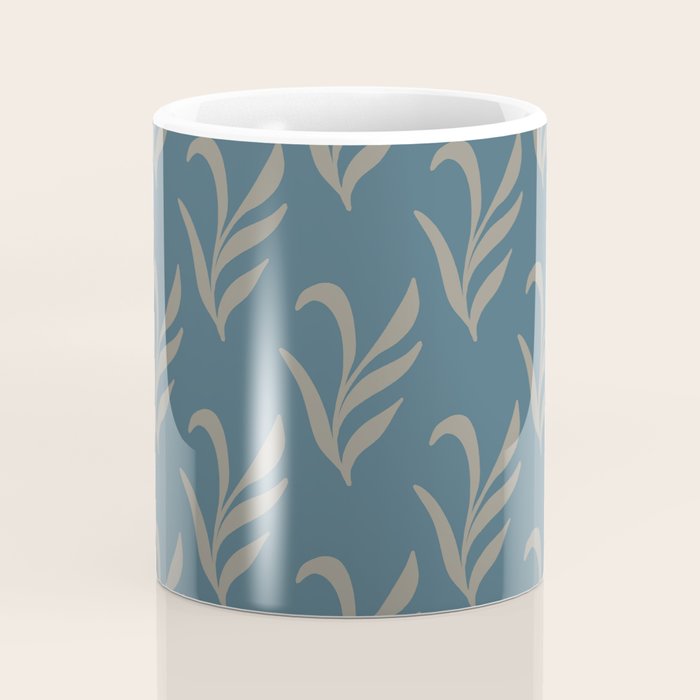 Elegant Leafy Branches Coffee Mug Gallery Image 4
