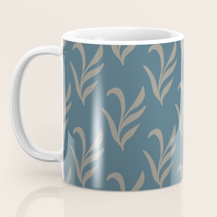 Elegant Leafy Branches Coffee Mug Gallery Image 3