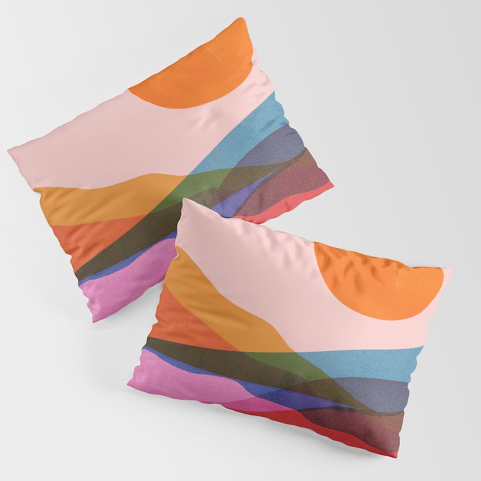 Abstraction_OCEAN_Beach_Minimalism_001 Pillow Sham Gallery Image 3