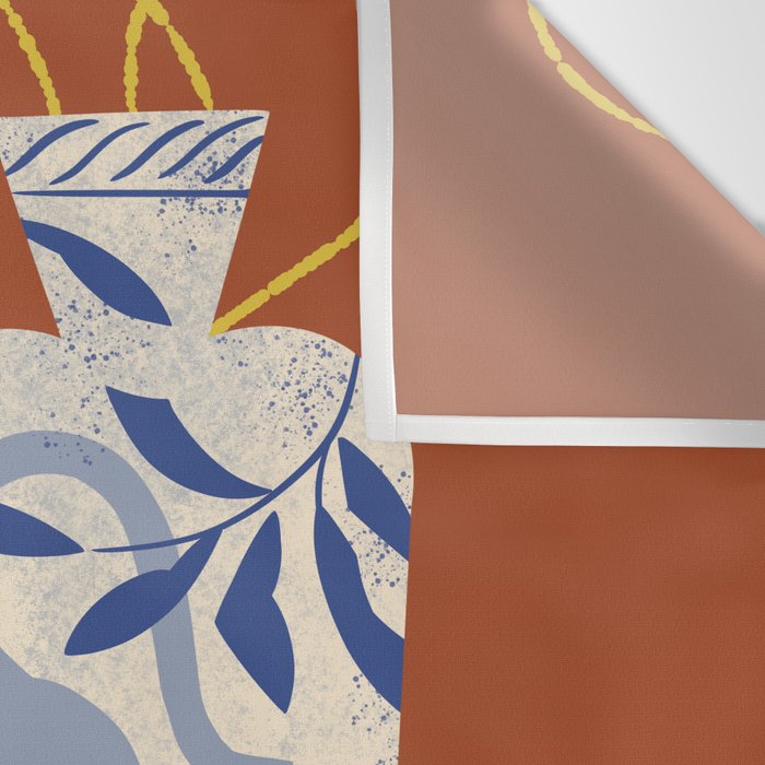 Lilies And Porcelain Cat Vase Wall Tapestry Gallery Image 3