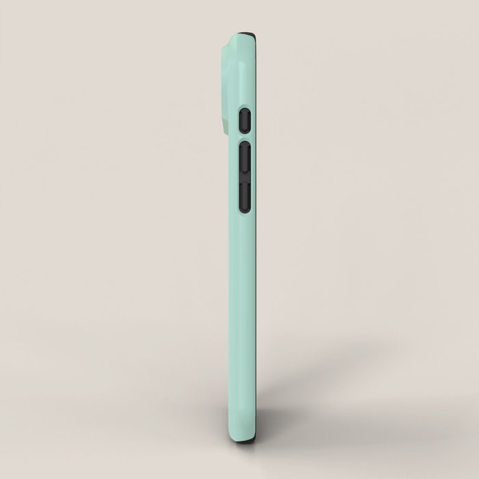 Capricorn Feelings in Pastel Green | Zodiac Series iPhone Case Gallery Image 2