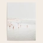 At The Beach (two) - minimal beach series - ocean sea photography by Ingrid Beddoes Poster Gallery Image 4