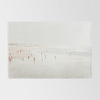 At The Beach (two) - minimal beach series - ocean sea photography by Ingrid Beddoes Rug Gallery Image 2
