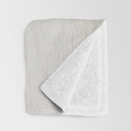 At The Beach (two) - minimal beach series - ocean sea photography by Ingrid Beddoes Throw Blanket Gallery Image 3