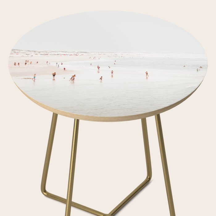 At The Beach (two) - minimal beach series - ocean sea photography by Ingrid Beddoes Side Table Gallery Image 2