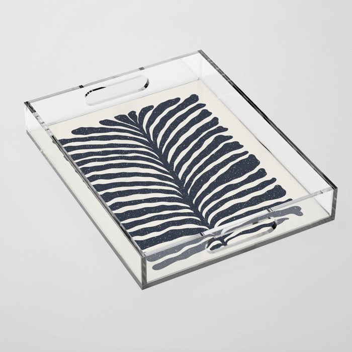 Blue Plant #1 Acrylic Tray Gallery Image 1