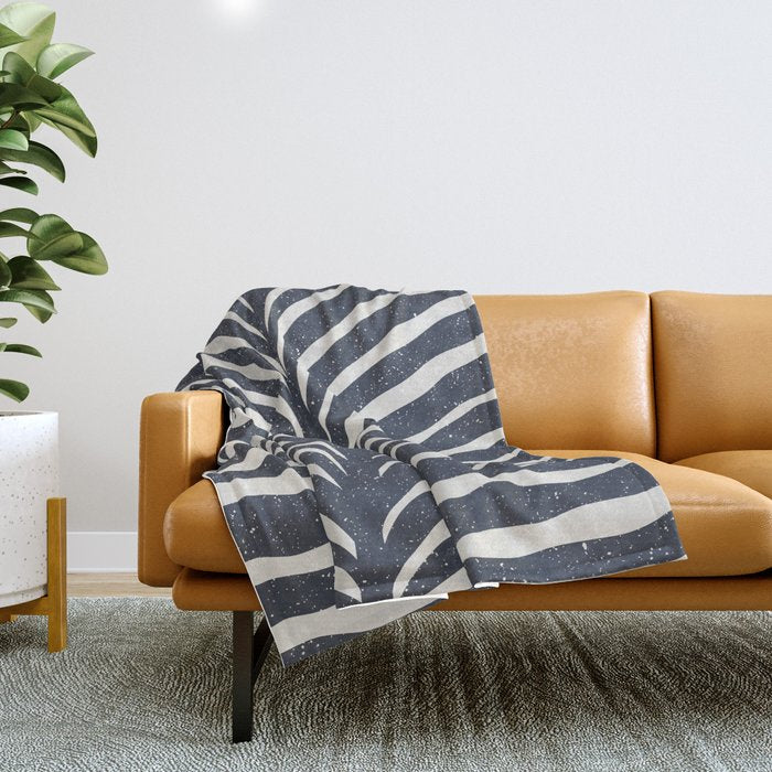 Blue Plant #1 Throw Blanket Gallery Image 1